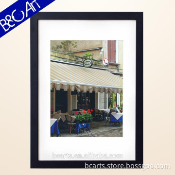 ZH(541) Beautiful street scenery oil painting place printing coffee house oil painting